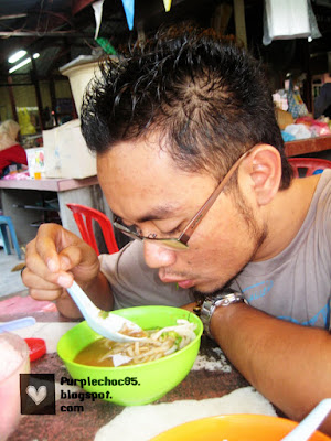 laksa janggus. he likes laksa janggus :)