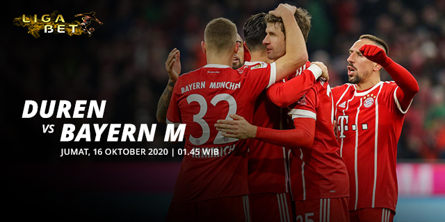 Prediksi Parlay Duren vs Bayern Munich Jumat 16 Oktober 2020