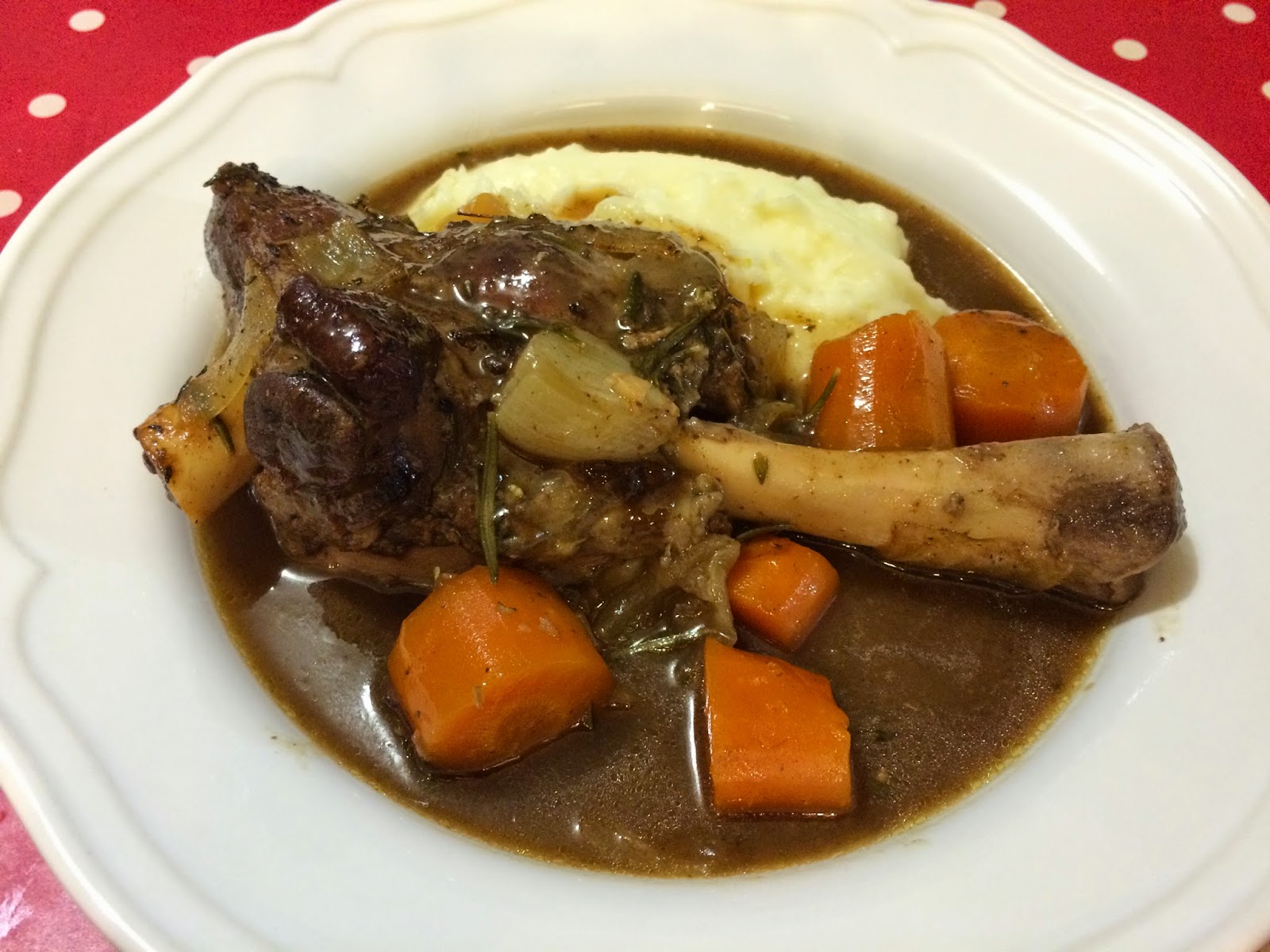 Redcurrant Rosemary And Thyme Lamb Shanks A Dash Of Flavour