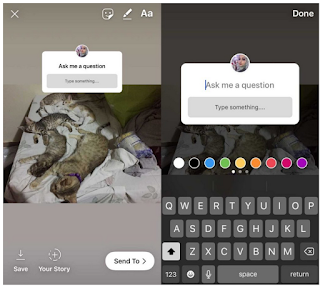 Begini cara menggunakan Pertanyaan Kisah Instagram