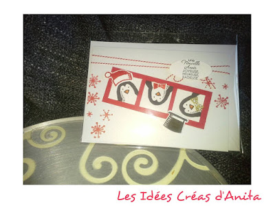 carte noel stampin up