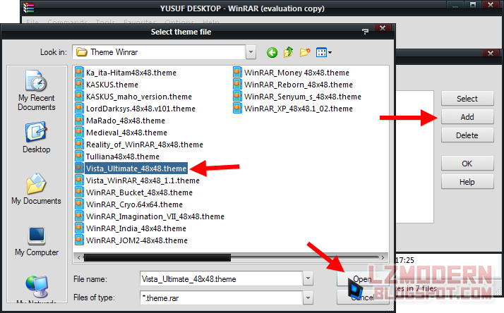 Tutorial Lengkap Cara Cepat dan Mudah Mengganti Tema WinRAR