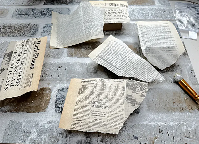 blocks with book pages