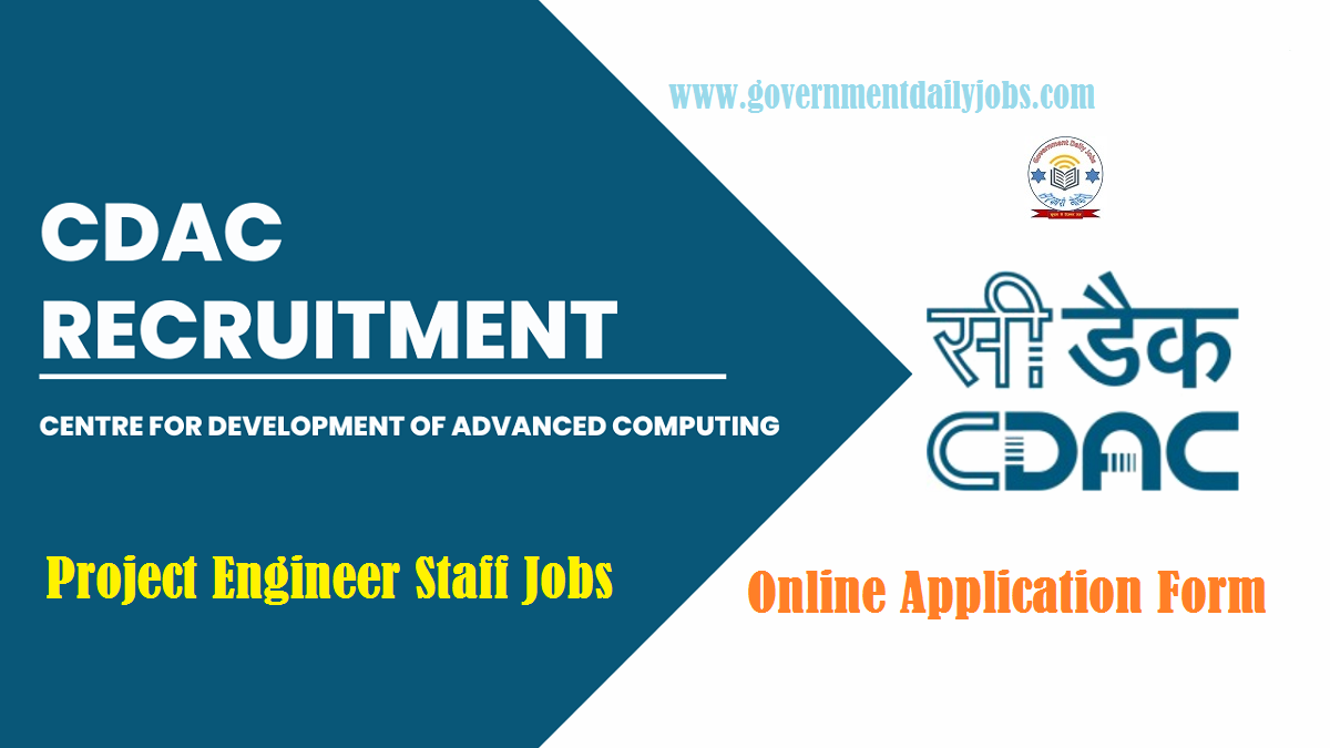 CDAC RECRUITMENT 2023: APPLY FOR PROJECT ENGINEER, PROJECT OFFICER, PROJECT ASSISTANT, PROJECT TECHNICIAN & OTHER 277 POSTS