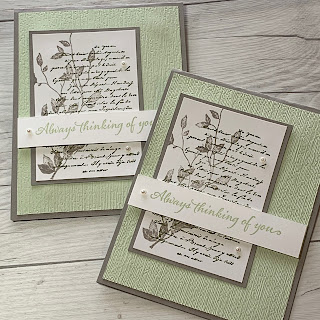 Card Idea using Stampin' Up! Very Versailles Stamp Set
