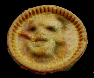 evil pie face