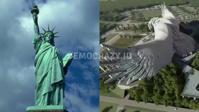 Proyek IKN Habiskan Rp510,79 Triliun, Patung Garuda Raksasa Akan Mengalami Proses Yang Sama dengan Patung Liberty di Amerika