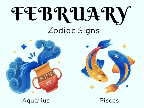 February Month Zodiac Signs