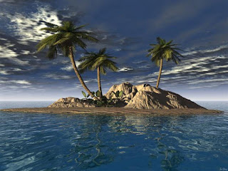 3D beautiful island