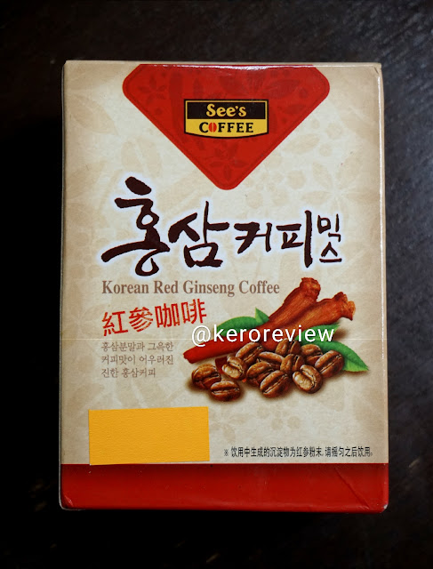 รีวิว ซี'ส คอฟฟี่ กาแฟโสมแดงเกาหลี (CR) Review Korean Red Ginseng Coffee, See's Coffee Brand.