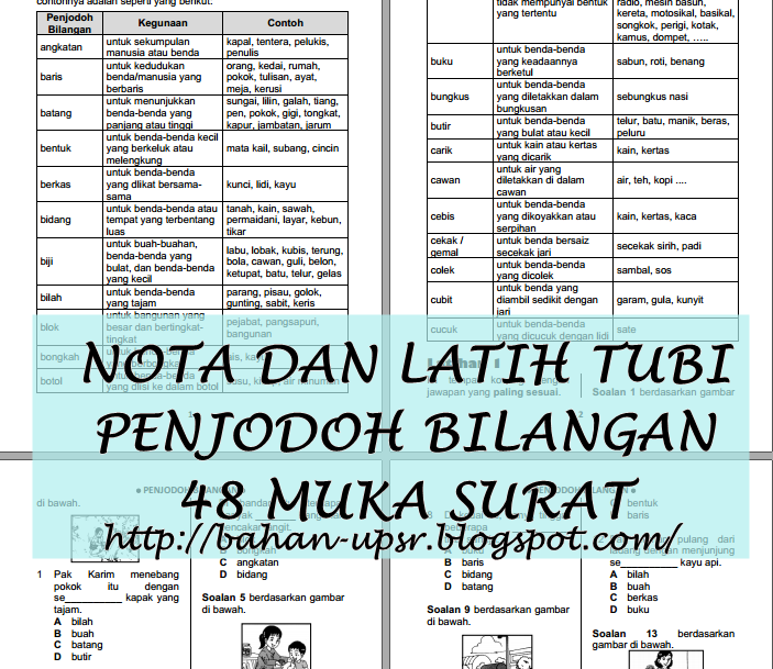 BAHAN UPSR 2016: March 2016