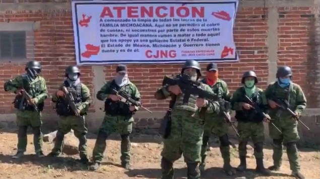 VIDEO.- Ahora El CJNG llega a Estado de México “Empezó la limpia, señores” venimos a limpiar de lacras de LNFM