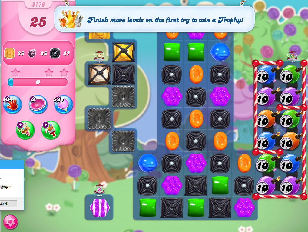 Candy Crush Saga level 3776