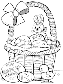 Happy Easter Coloring Picture