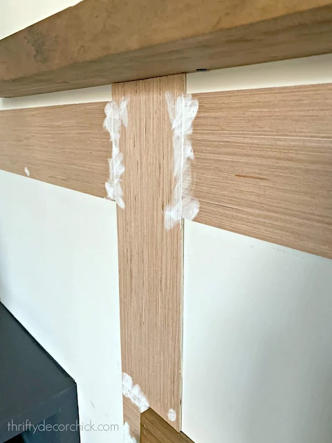 How to cover holes and seams on trim work