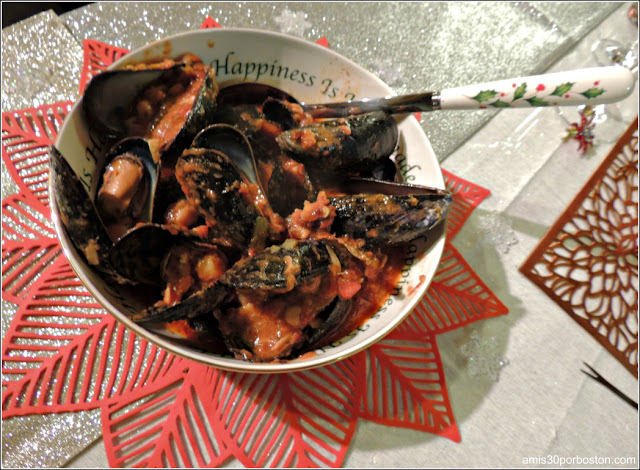 Mejillones en Salsa de Tomate