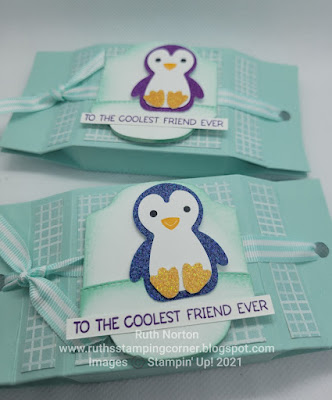 stampin up, penguin place