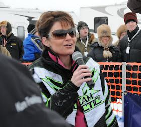 Sarah Palin, Irondog snowmachine race, January 2009