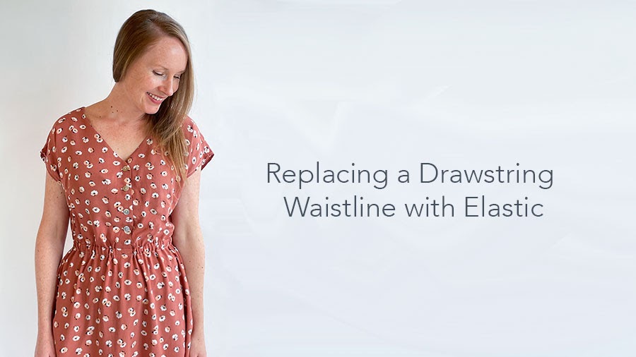 Replacing a Drawstring Waistline with Elastic