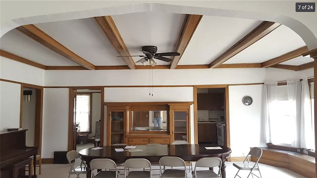 color photo of dining room of Sears Avondale at 713 Adair Street, Adair, Iowa