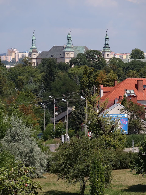 Panoramy Kielc z Kadzielni.