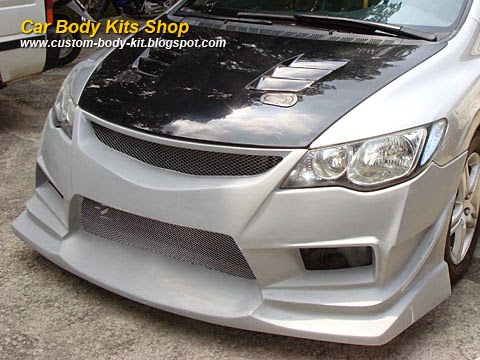 Front Bumper Custom Body Kit - Honda Civic FD2