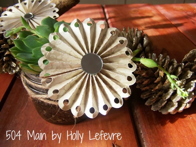 Pretty Paper Rosette Centerpiece Accessory by 504 Main