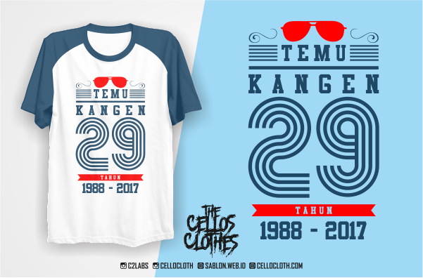  Desain Kaos Sablon Untuk Kaos Reuni Akbar Sekolah 