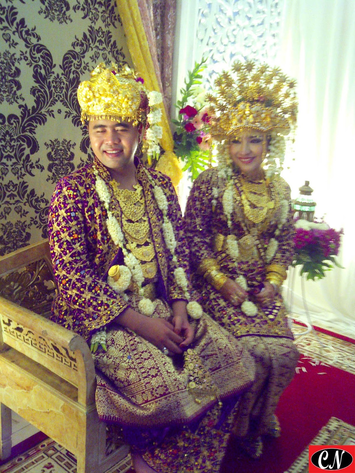 Busana Pengantin Adat Palembang Cek Nunk Event Organizer