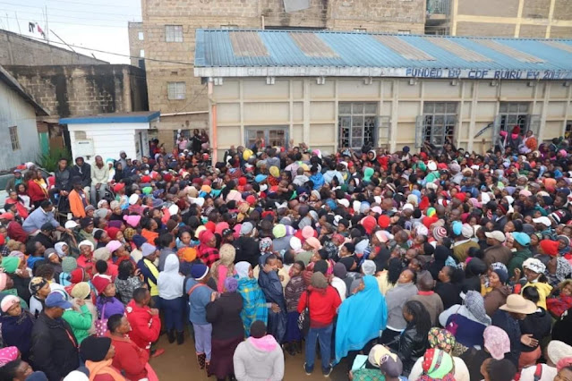 Kiambu people battling for bursary forms