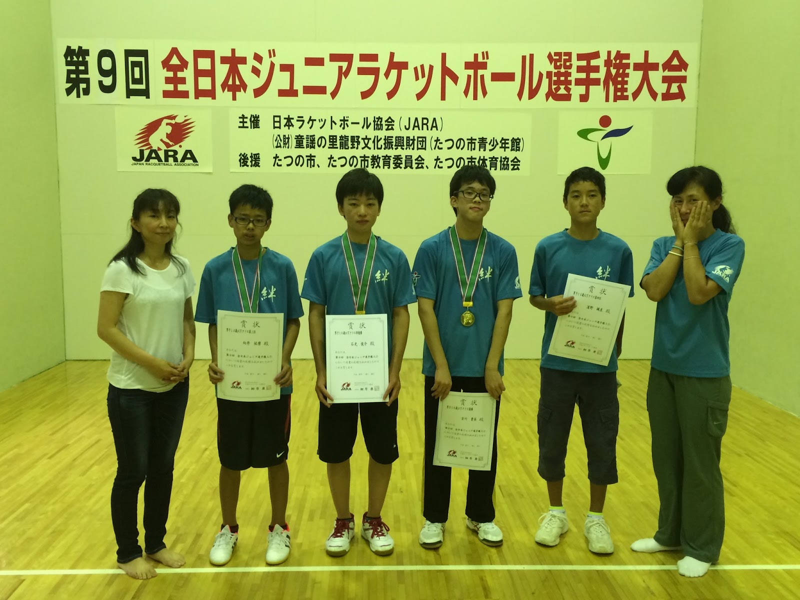 Wellness Blog Of West Kobe Ymca 全日本ジュニアラケットボール選手権大会