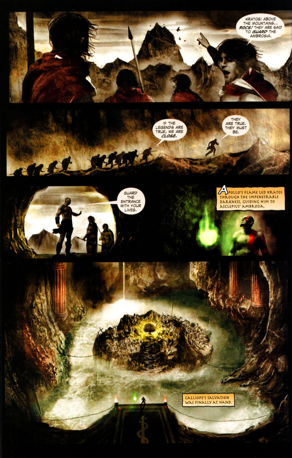 Alur Cerita Lengkap God of War : Comics Issue 4 