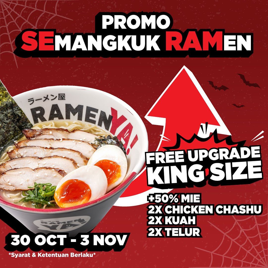 Promo RamenYa! Terbaru Periode 30 Oktober - 3 November 2023