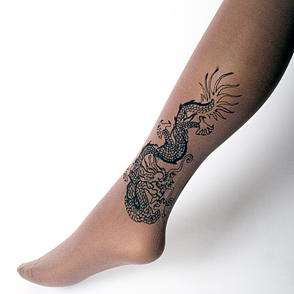 star leg tattoo