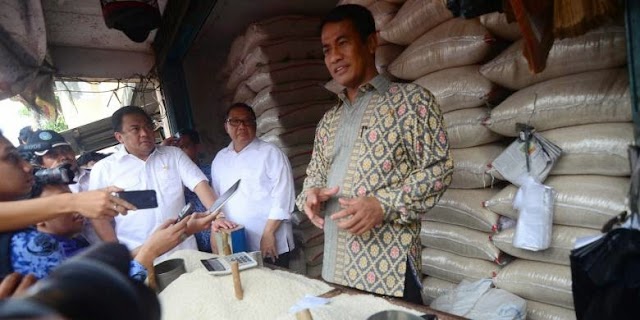 Antisipasi Beras Plastik, Tiga Menteri Kompak Sidak ke Pasar Cibinong