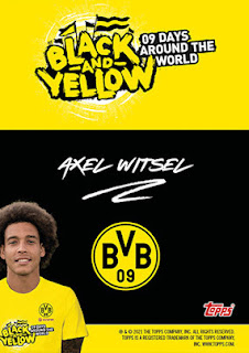 Topps Borussia Dortmund Black & Yellow 9 Days Around the World Player Menu