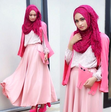 40 Contoh Baju  Muslim  Remaja  Putri  Terbaru 2019 Modern 