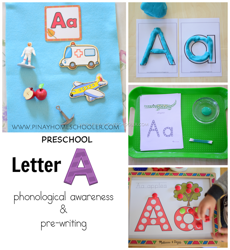 Preschool Letter A The Pinay Homeschooler