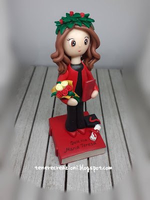 Cake topper laurea giurisprudenza