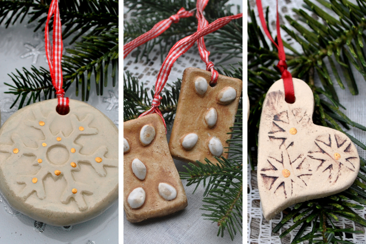 Lebkuchen Anhänger aus Ton