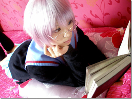 the melancholy of suzumiya haruhi cosplay - nagato yuki 02