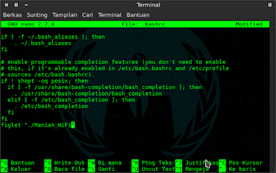 Mempercantik Tampilan Terminal Dengan Figlet