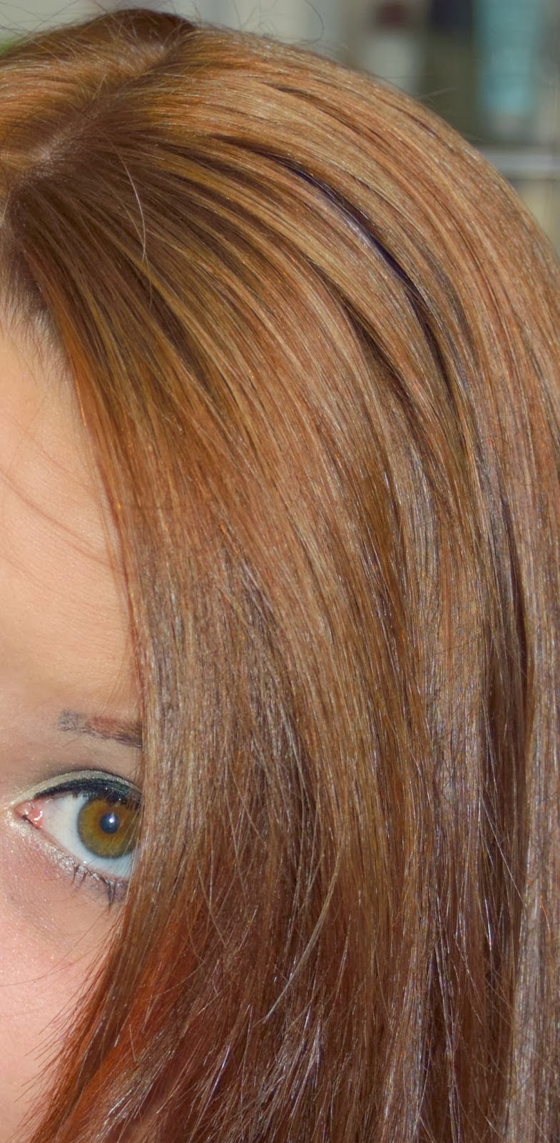 Haare/ Haare färben / Vorher Nachher / Syoss dunkelgoldblond  width=
