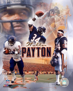 Walter Payton Composite Picture and Jersey