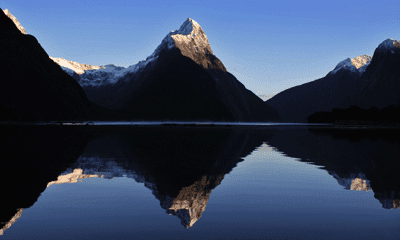 Hora Mitre Peak je nejslavnější dominantou zálivu Milford Sound