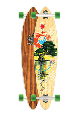 Arbor Fish Gt Zach Johnsen 38 Longboard Complete6