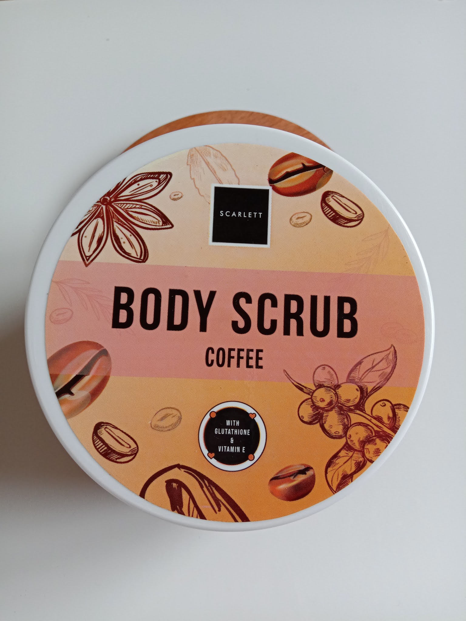 Body scrub scarlett coffee