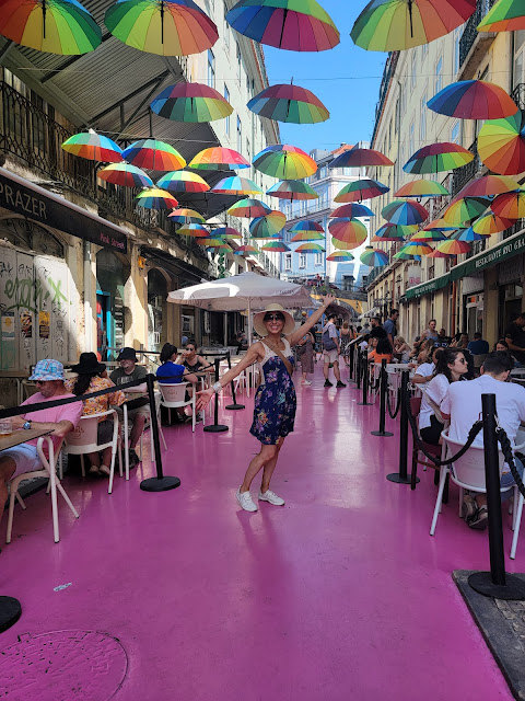 Pink Street, Lisbon, Portugal