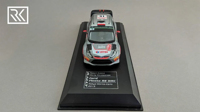 Zdjęcie modelu IXO Direkt Collections / The Diecast Club Ford Fiesta RS WRC, Rallye Monte-Carlo 2015, Robert Kubica / Maciej Szczepaniak