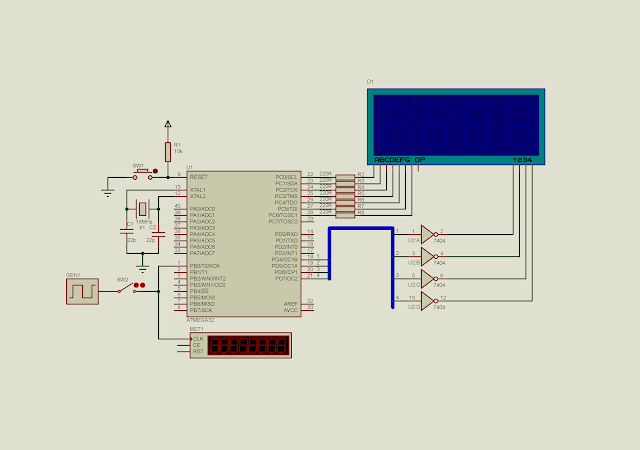 Using counter 0 of ATMega32 to count external input pulses